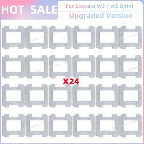 ECOVACS  에코백스 윈봇 W2 옴니  WINBOT W2 OMNI  W2 PRO  W2 PRO OMNI  진공청소기 교체 부품 및 액세서리에 적합 - 극세사 걸레 물걸레 패드