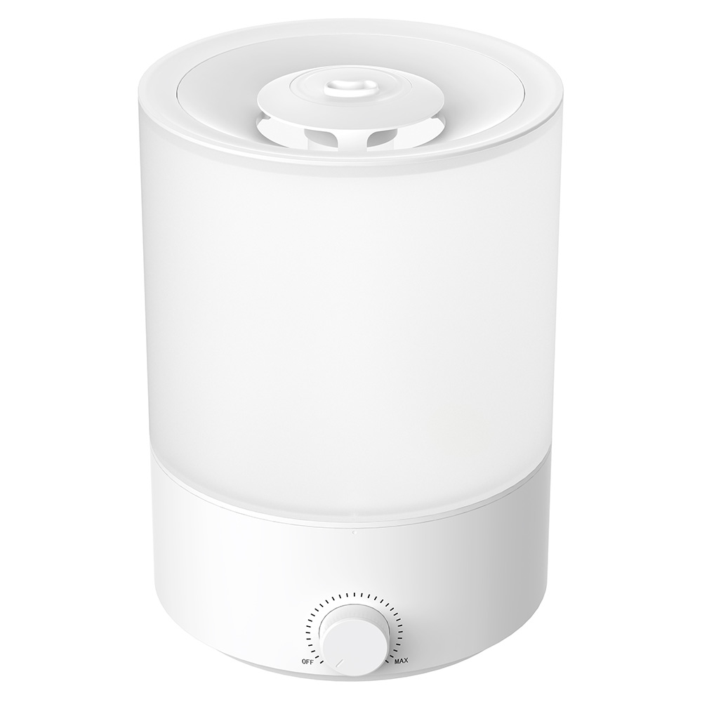Fowod 3.5L 대용량가습기 3중 분무 무소음 초음파 가습기, 흰색